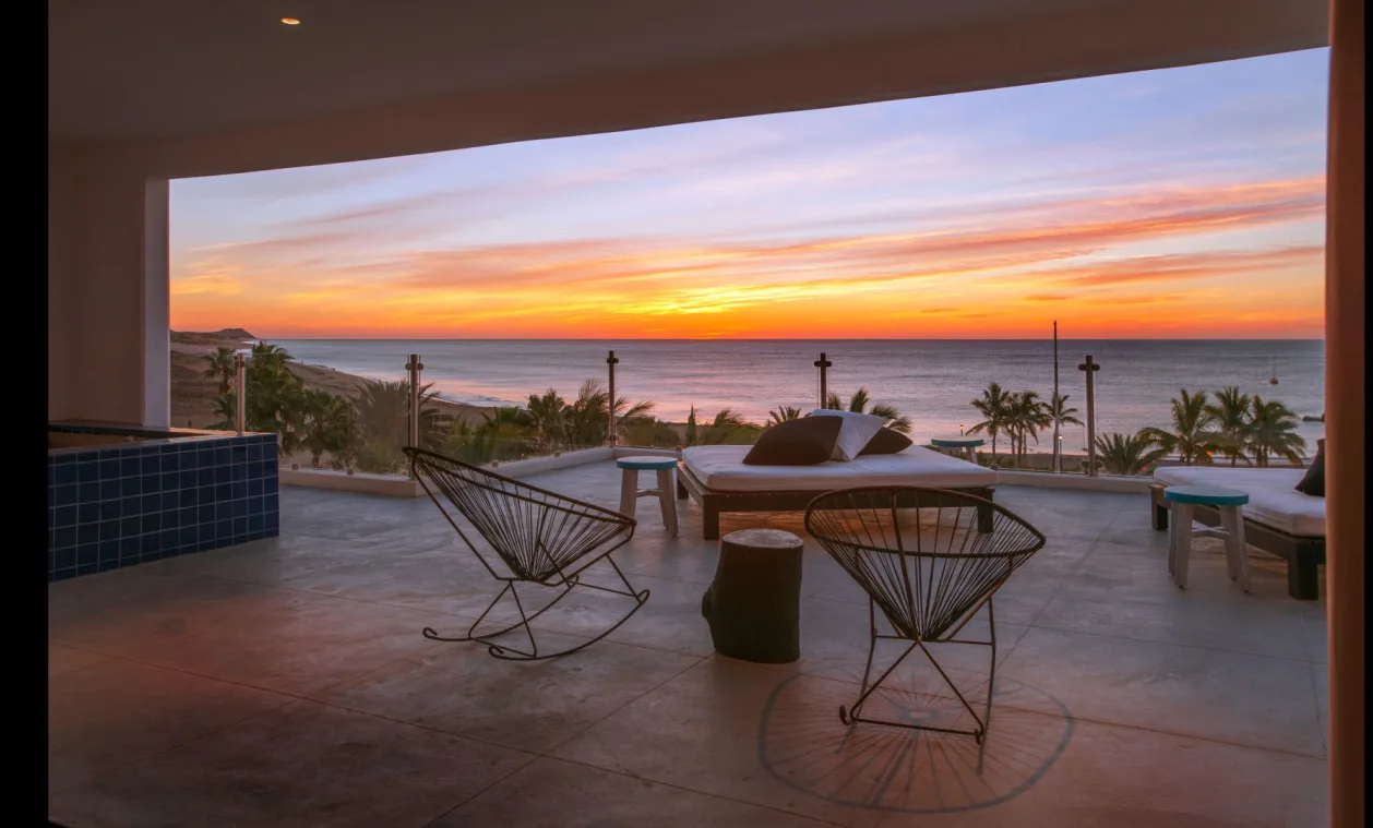 Hotel El Ganzo sunset
