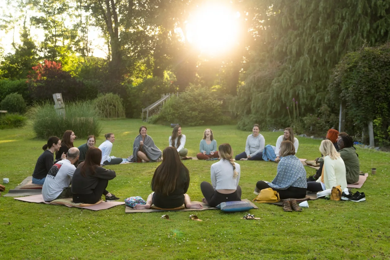 Creacon meditation retreat Ireland group circle