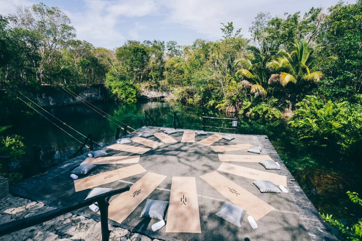 Adults-Only Resort Paradisus La Perla yoga deck