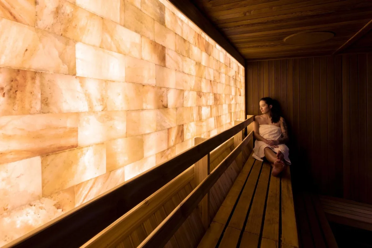 Canyon Ranch Tucson spa salt wall sauna