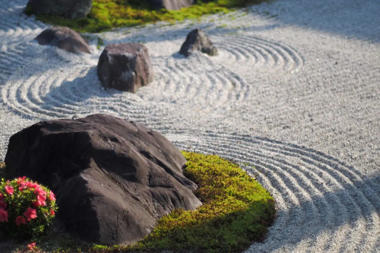 Hyakumanben Chion-ji Temple Garden in Kyoto