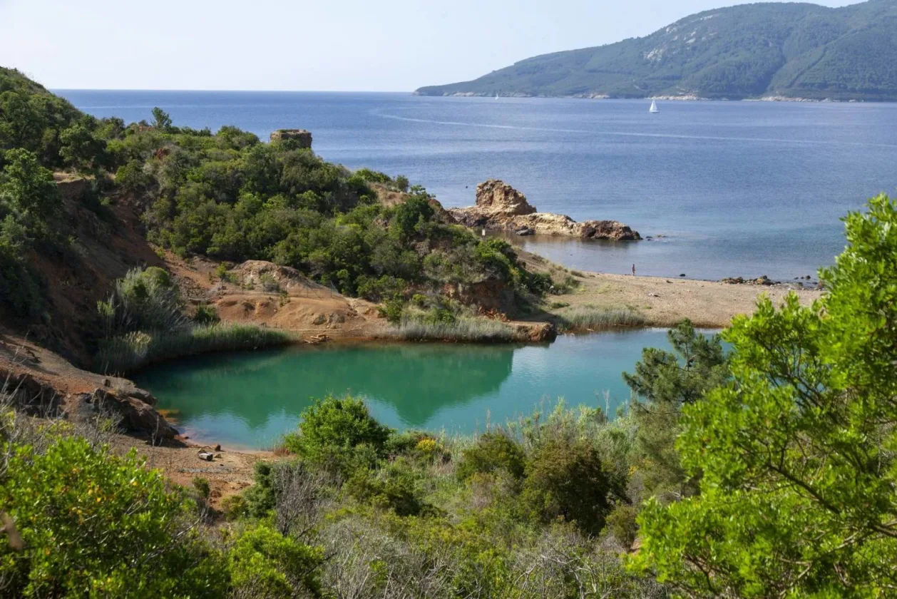 Elba Island hillside view Porto Azzurro