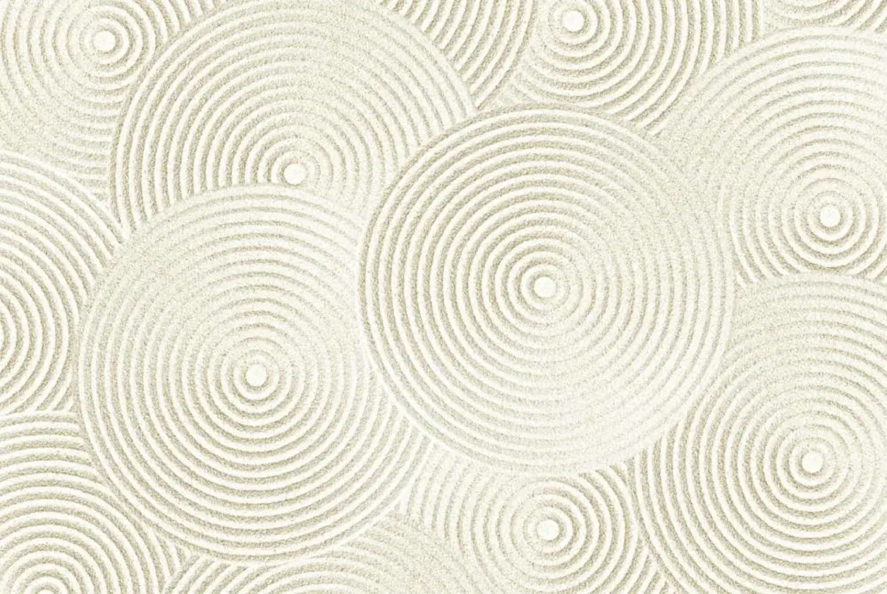 Zen sand patterns