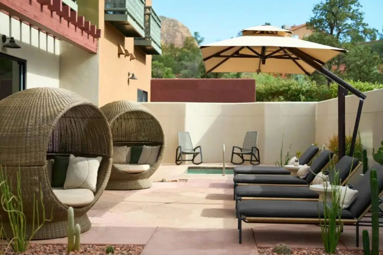 Outdoor spa area The Wilde Resort & Spa