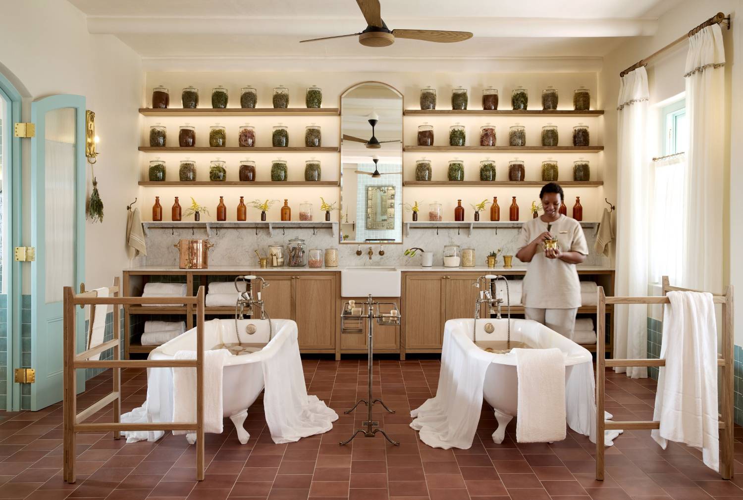 Spier Wine Farm herbal bath spa