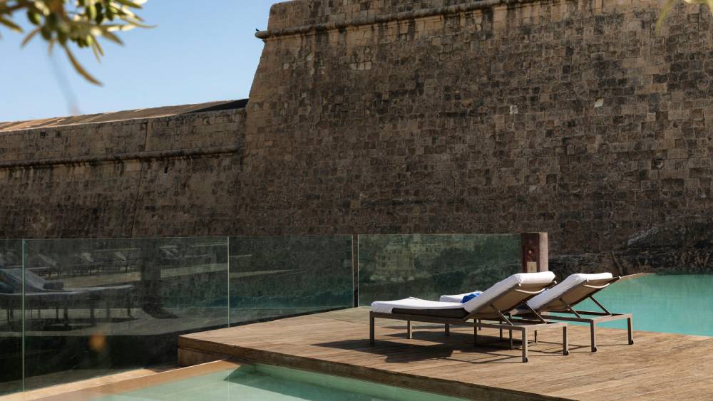 Bastion pool at The Phoenicia Malta