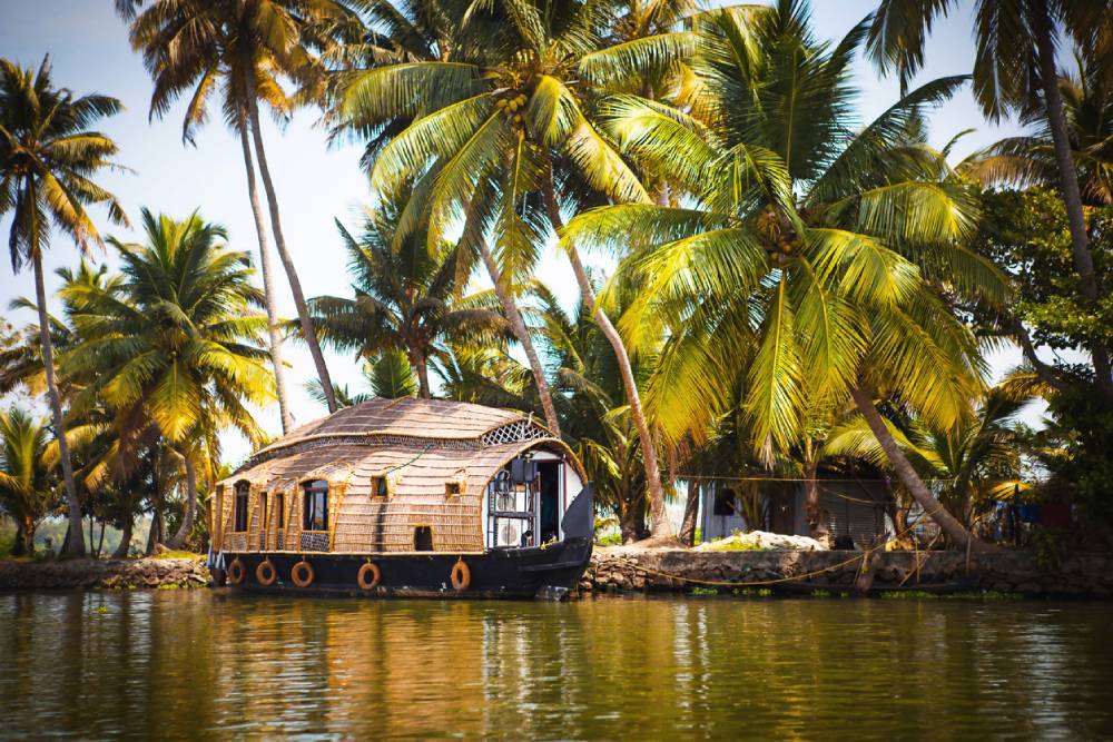 House boat in Kerala India