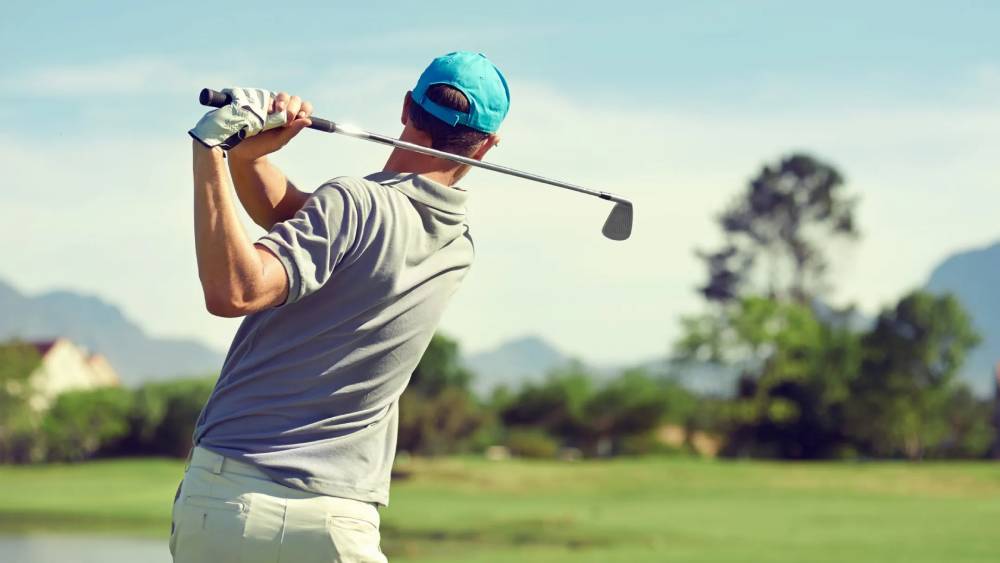 Golfer at Green Valley Ranch course
