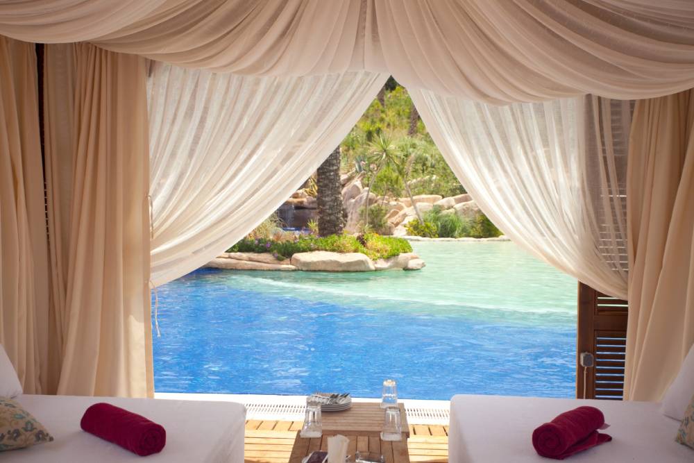 Pool cabanas
