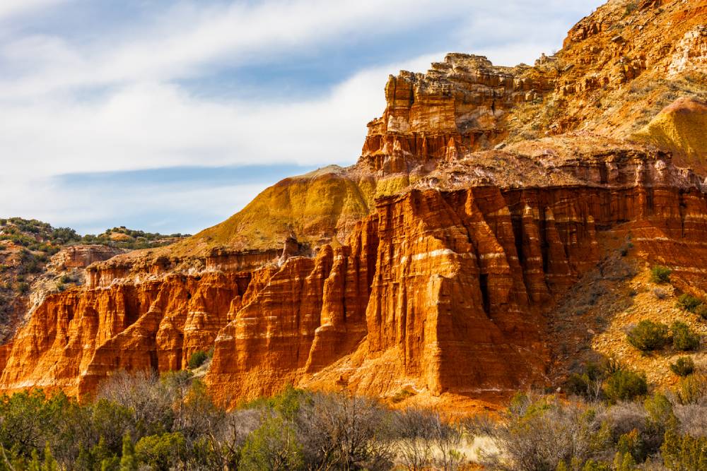 Beautiful Palo Duro Canyon State Park in Texas