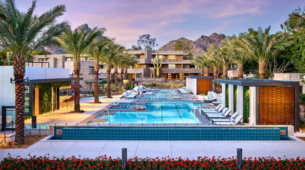 Pool area at Arizona Biltmore