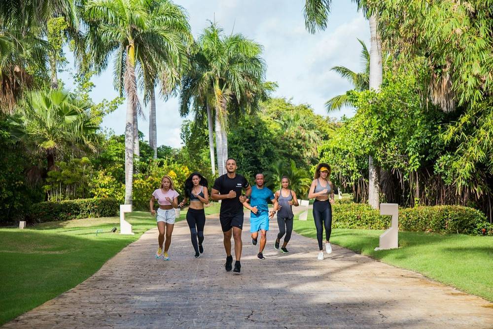 Morning run at Melia Punta Cana Beach