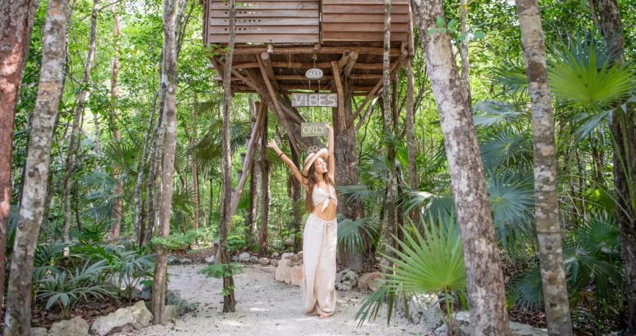 Good vibes guest at Holistika Tulum