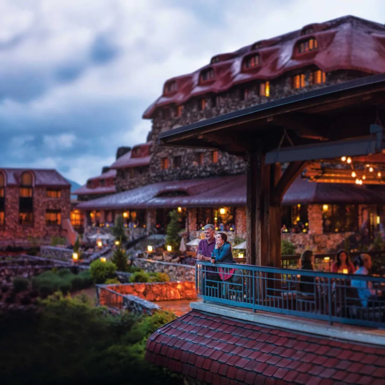 Sunset at Omni Grove Park Inn