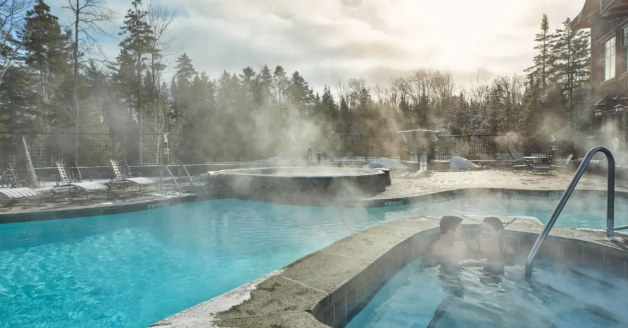 The Whiteface Lodge outdoor pool