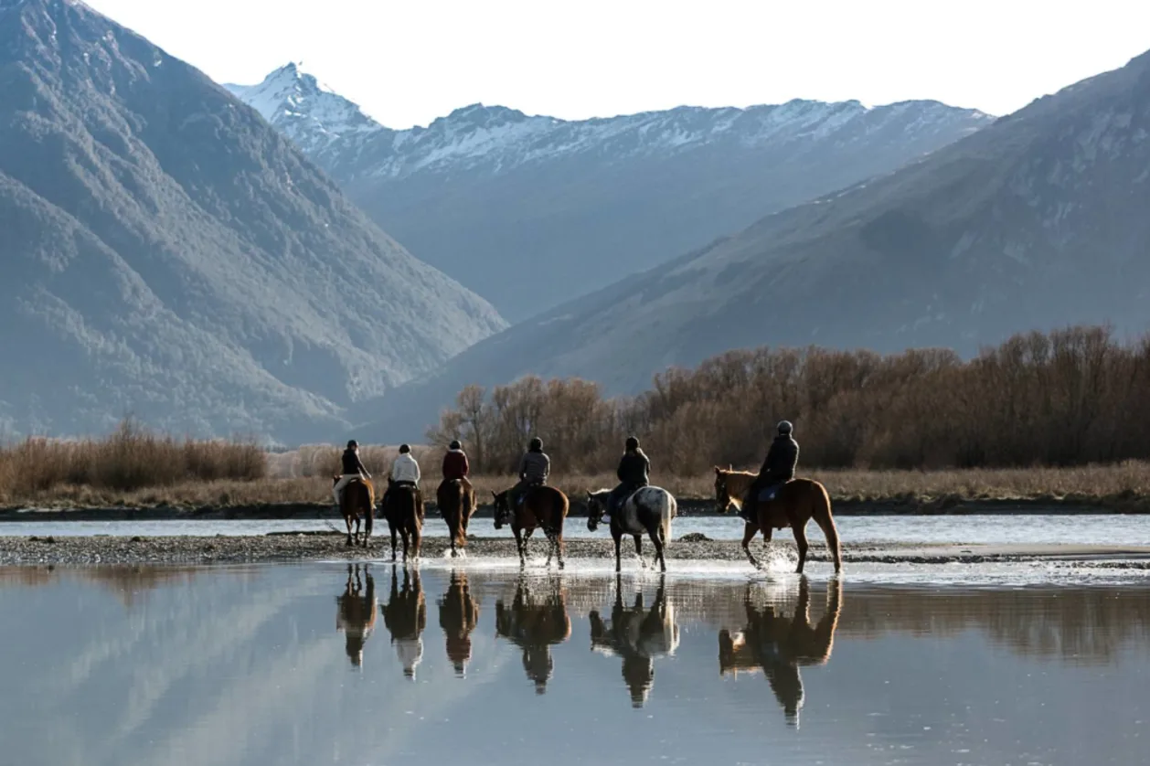 Horseback riding at The Headwaters Eco Lodge