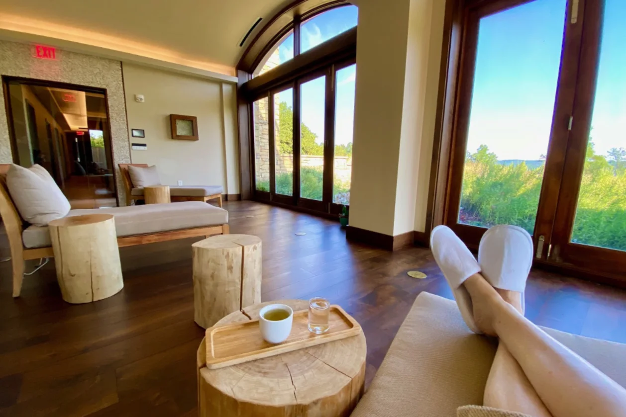 Relaxation with a view at the Primland Resort