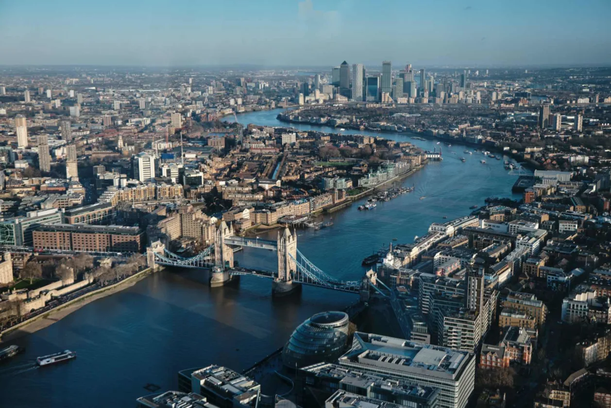 London, England skyline