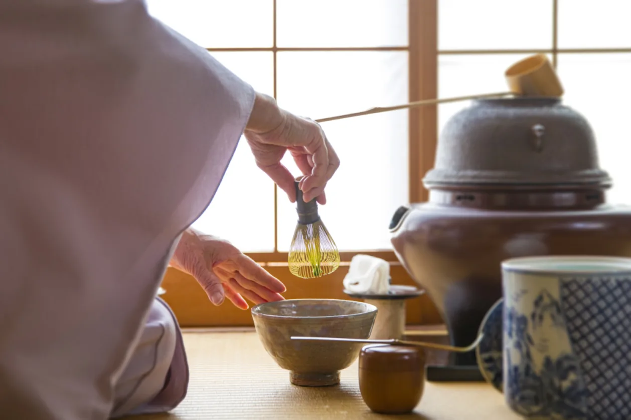 Traditional Japanese tea ceremony