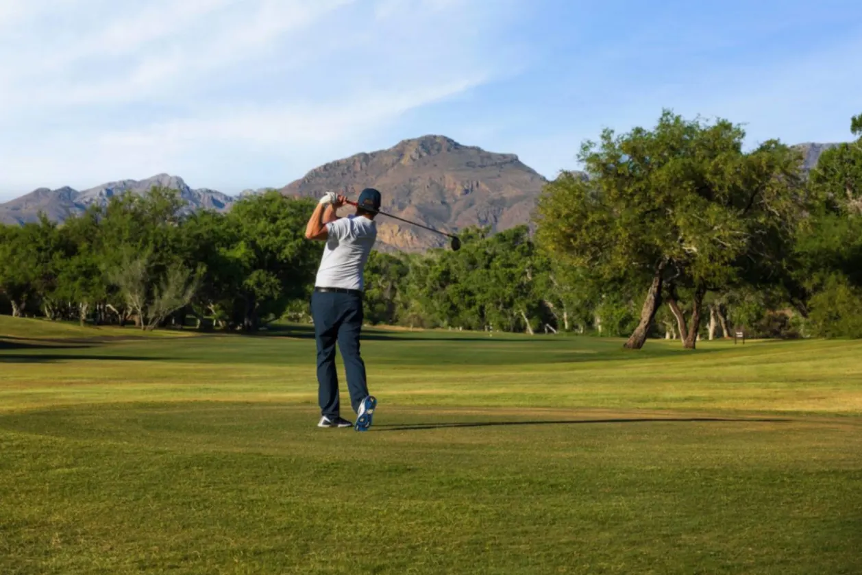 Golfer at Tubac Golf Resort & Spa