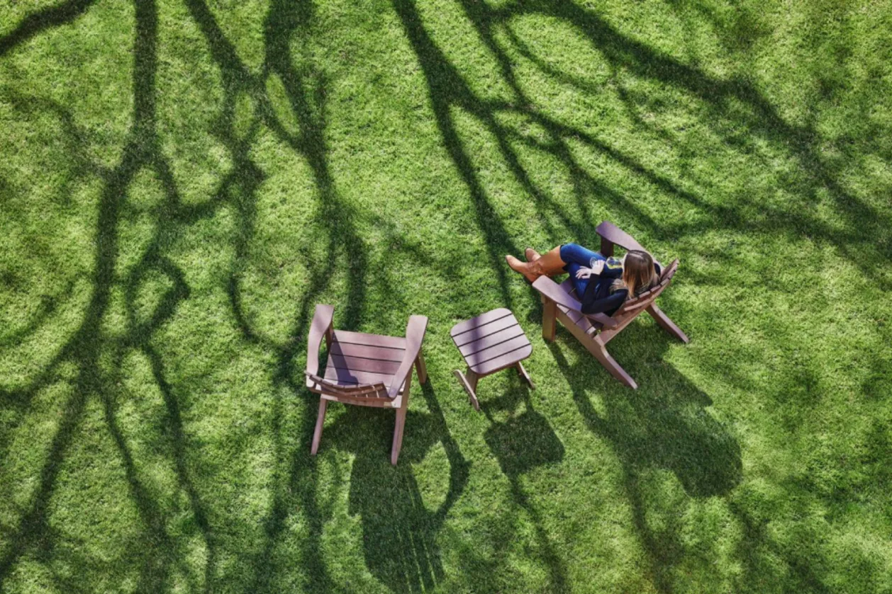 Adirondack lawn chairs at Four Seasons Hotel Austin