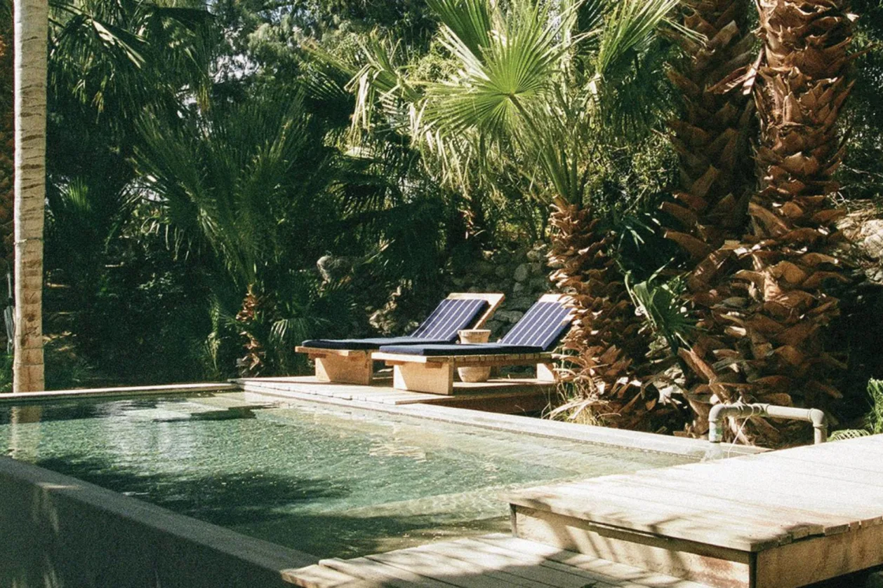 Pool at Two Bunch Palms desert spa resort