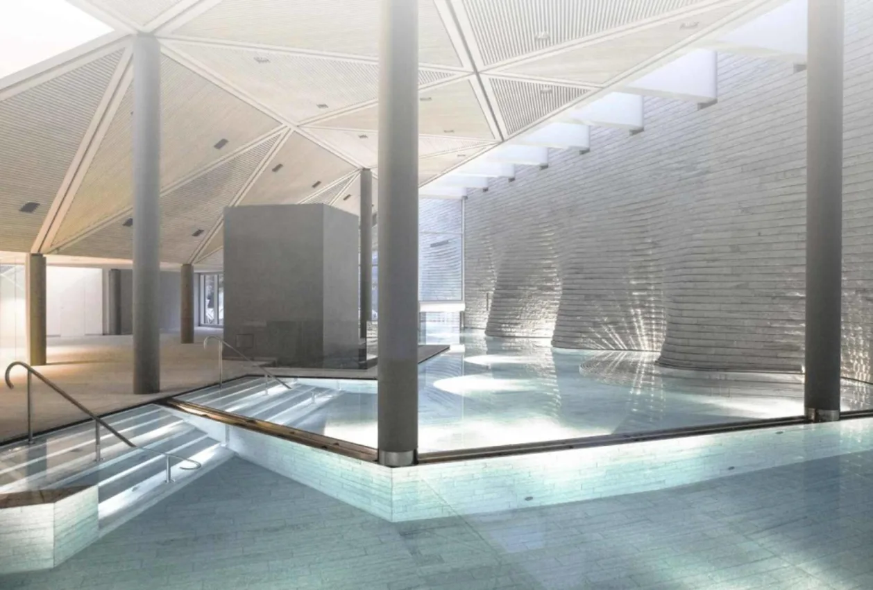 Tschuggen Grand Hotel famous spa indoor pool