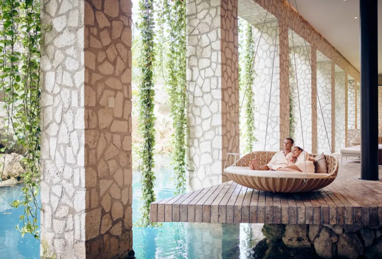 Muluk Spa intereior at Hotel Xcaret Mexico