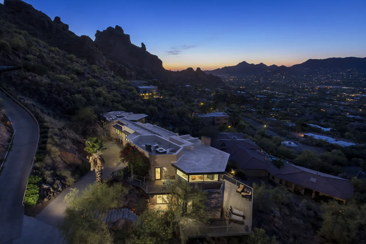 Sanctuary Camelback Villas Night