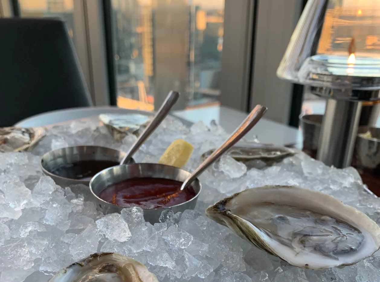 Oysters at Bourbon Steak