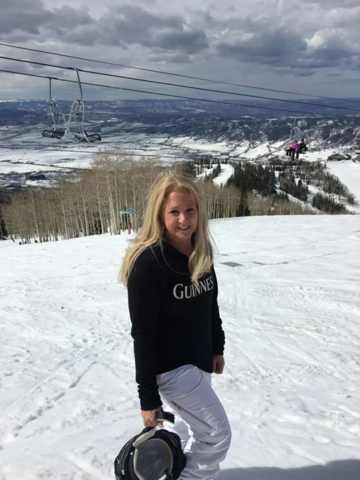 Muirelle on ski slope