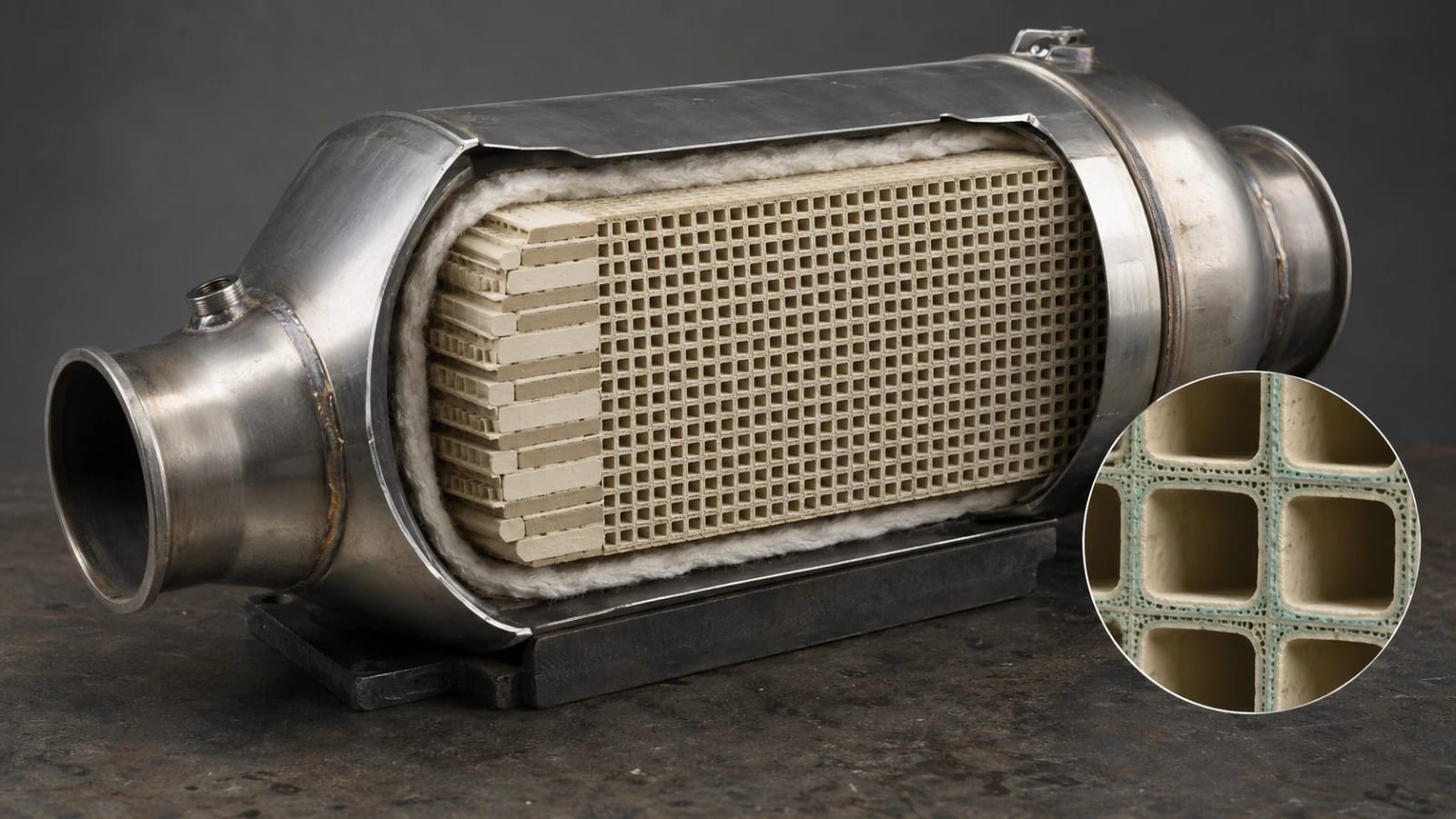 How a DPF Works Inside: Substrate, Catalyst, and Washcoat