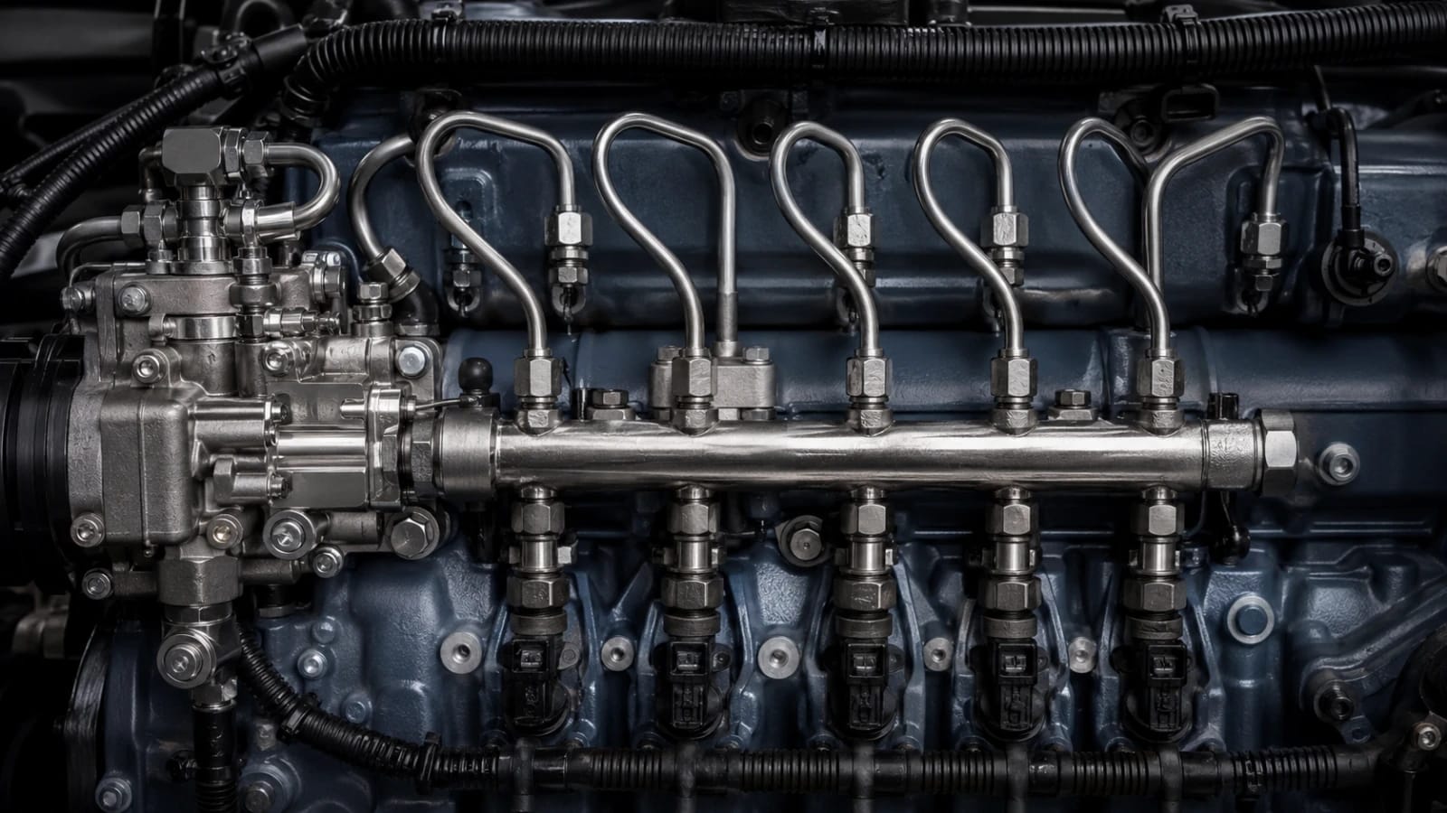 Portada: Sistema de combustible Common Rail del Volvo D7E