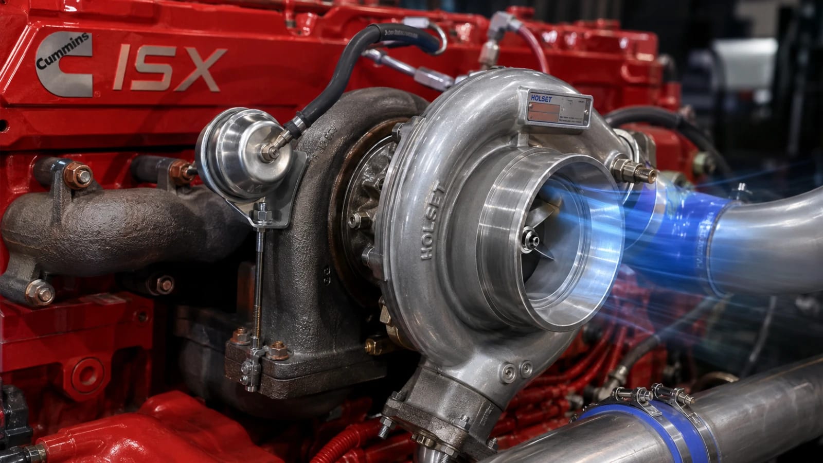 Portada: Turbocompresor y admisión de aire del Cummins Signature/ISX