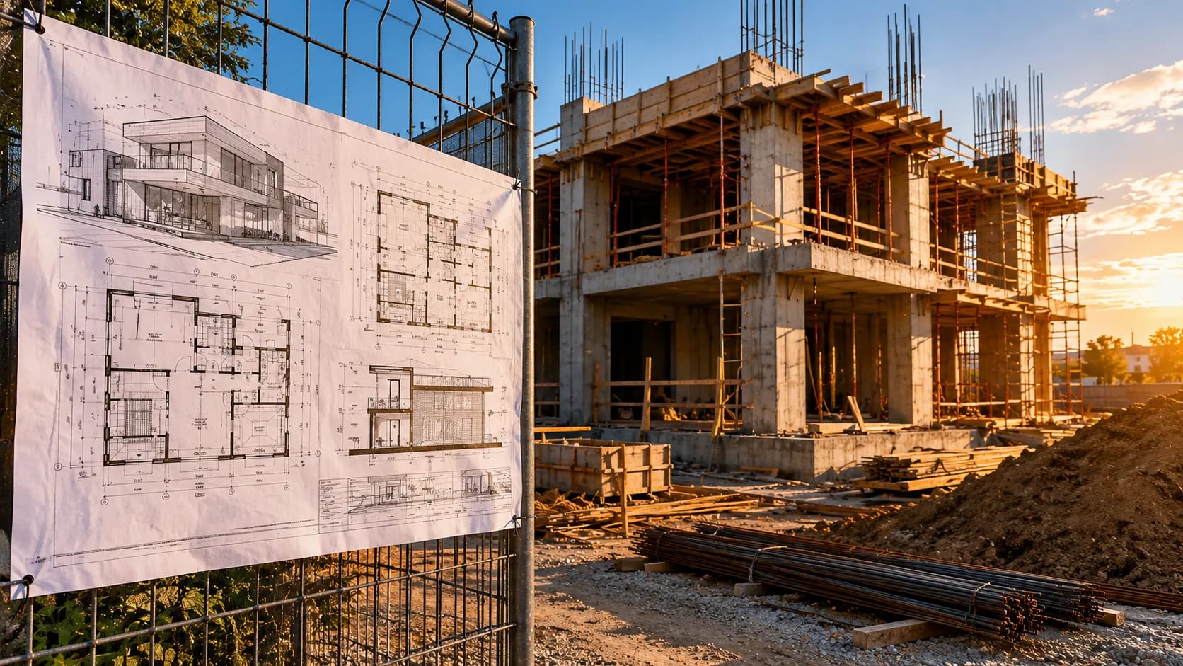 Portada: Diferencia entre arquitectura y construcción