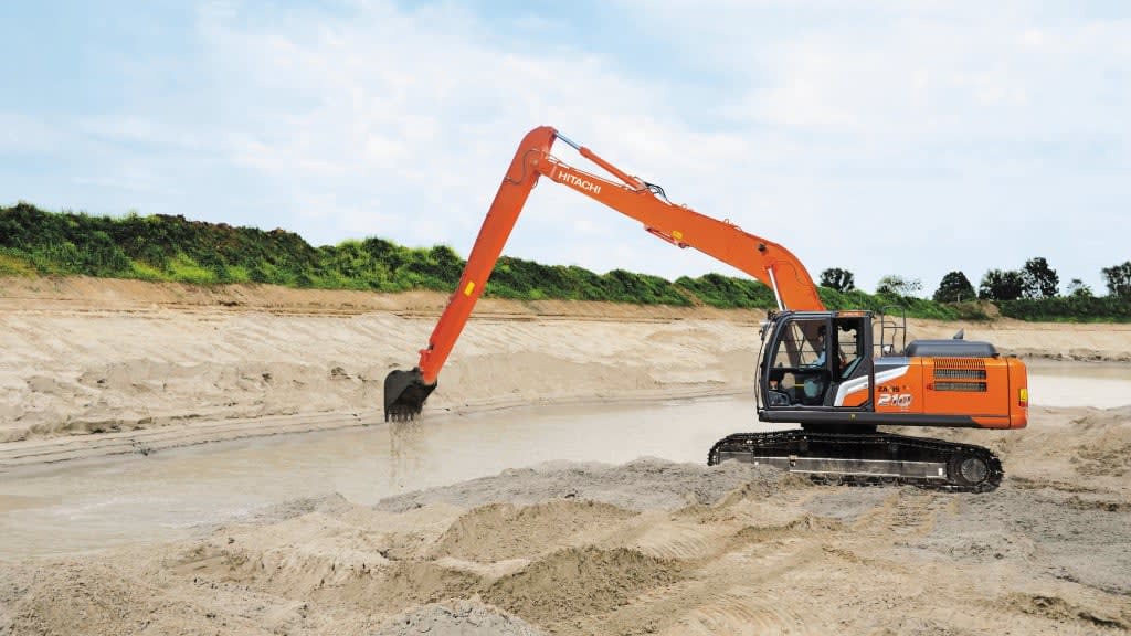 Portada: Hitachi lanza excavadora de brazo largo con alcance de más de 50 pies