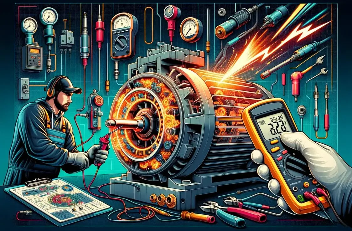 Portada: Entendiendo y Solucionando Fallas Eléctricas: Motores Industriales