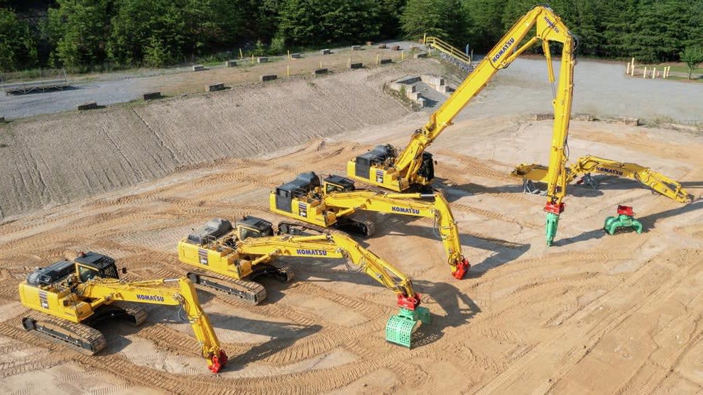 Portada: Komatsu lanza una nueva línea de excavadoras de demolición en Norteamérica