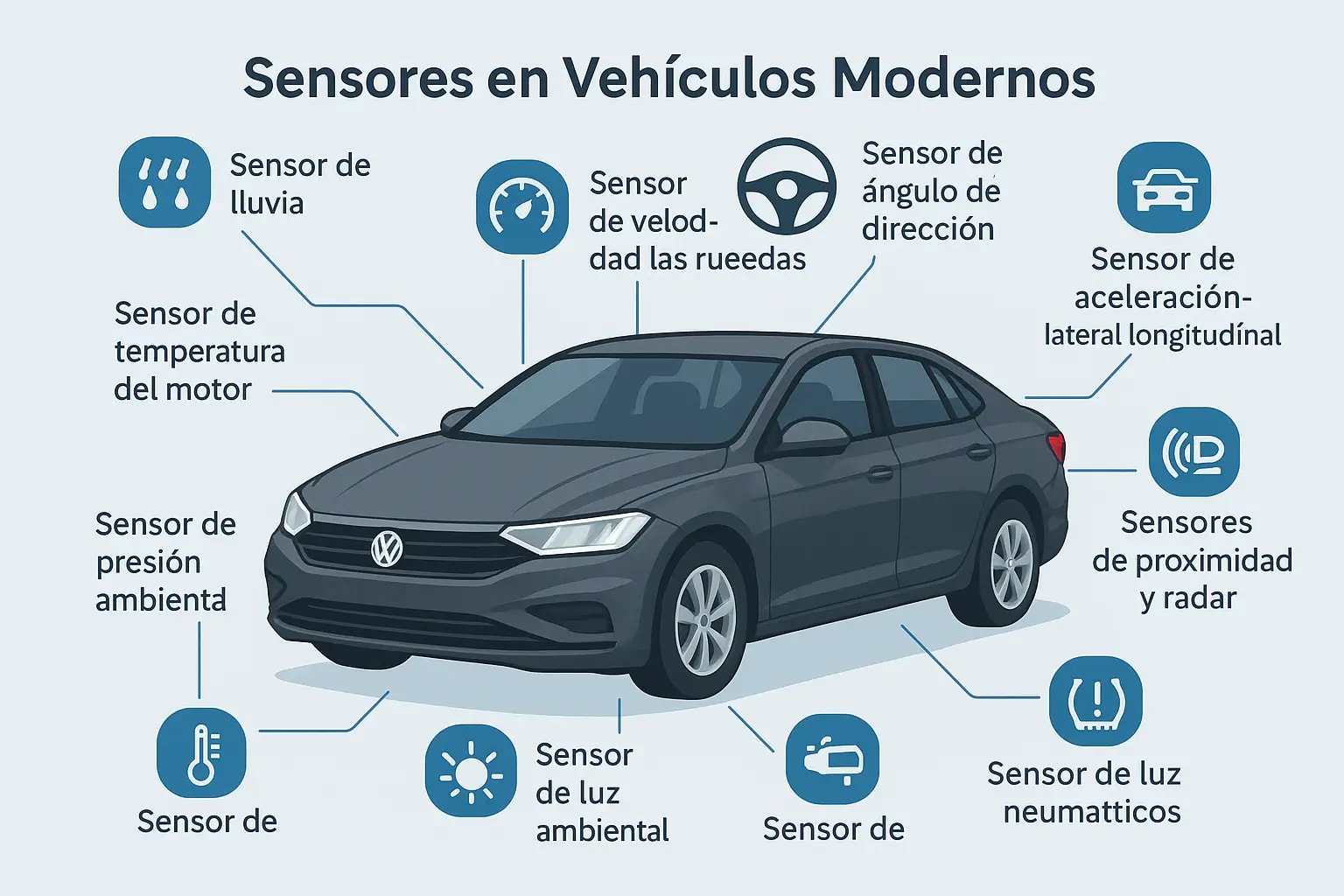 Portada: Sensores en Vehículos Modernos: Tipos, Funciones y su Impacto en la Seguridad