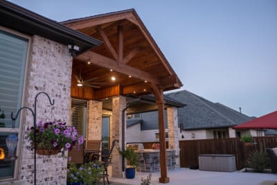 Residential pool project in Roanoke, TX, photo 24 of 43