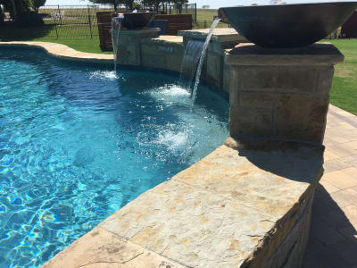 Custom Pool and Spa Transform a Fort Worth Home — gunite & concrete — Fort Worth, TX