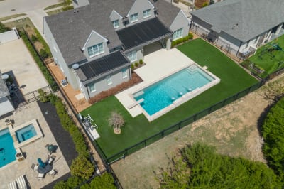 Trusted Partnership Creates Family Retreat in Fort Worth — materials and finishes detail — Fort Worth, TX