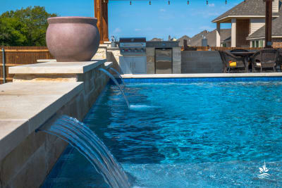 Residential pool project in Midlothian, TX, photo 14 of 21