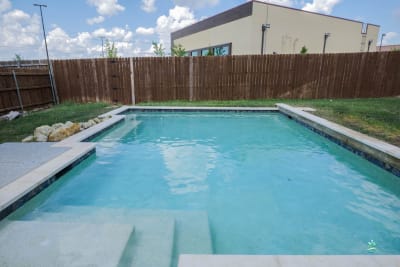 A Family's Play Pool Finds Its Place in Fort Worth — hero view — Fort Worth, TX