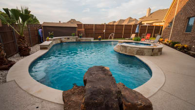Residential pool project in North Richland Hills, TX, photo 11 of 12