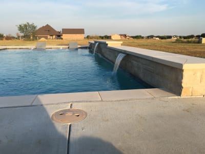 Residential pool project in Godley, TX, photo 7 of 8