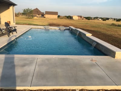 Residential pool project in Godley, TX, photo 8 of 8