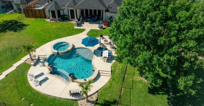 Residential pool project in Granbury, TX, photo 7 of 37