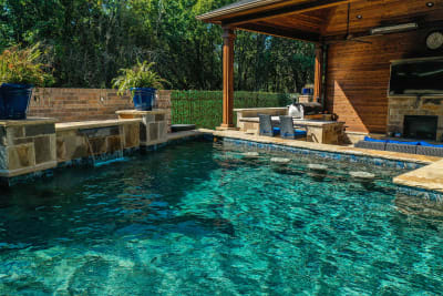 Residential pool project in Arlington, TX, photo 88 of 110