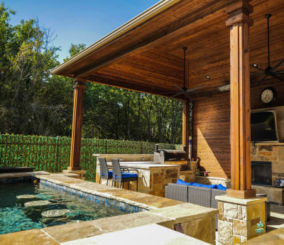 Residential pool project in Arlington, TX, photo 64 of 110